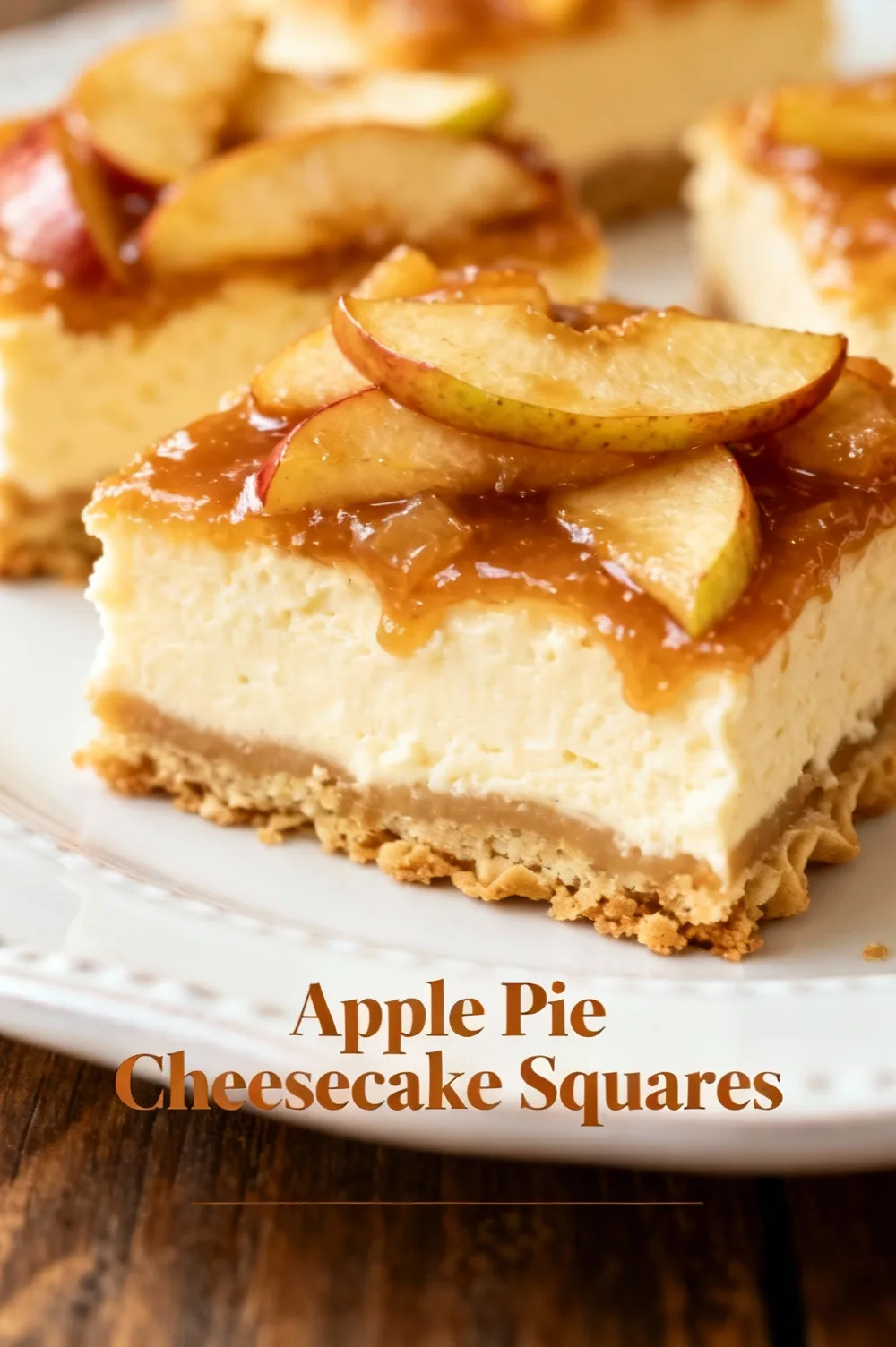 Apple Pie Cheesecake Squares
