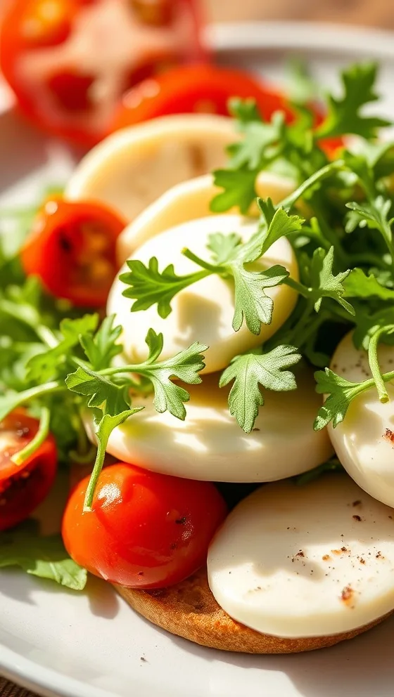 Arugula Avocado Caprese Salad