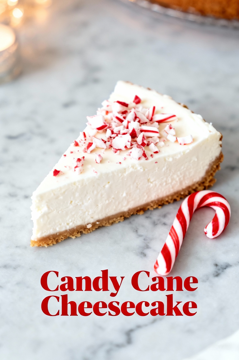 Candy Cane Cheesecake