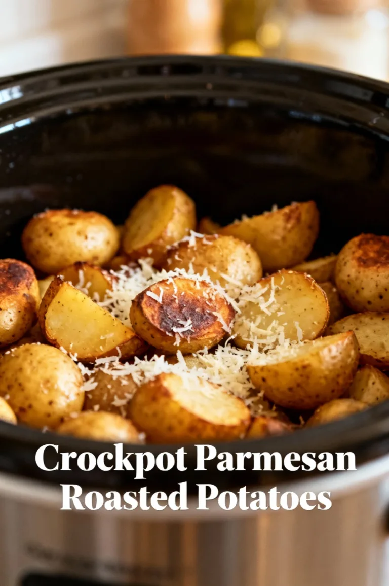 Crockpot Parmesan Roasted Potatoes