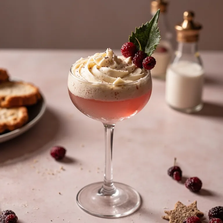 Festive Holly Berry Cocktail