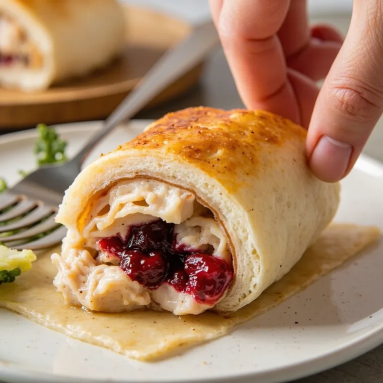 Festive Turkey Cranberry Roll Ups