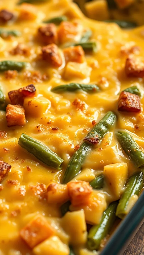 Green Bean Cheddar Casserole