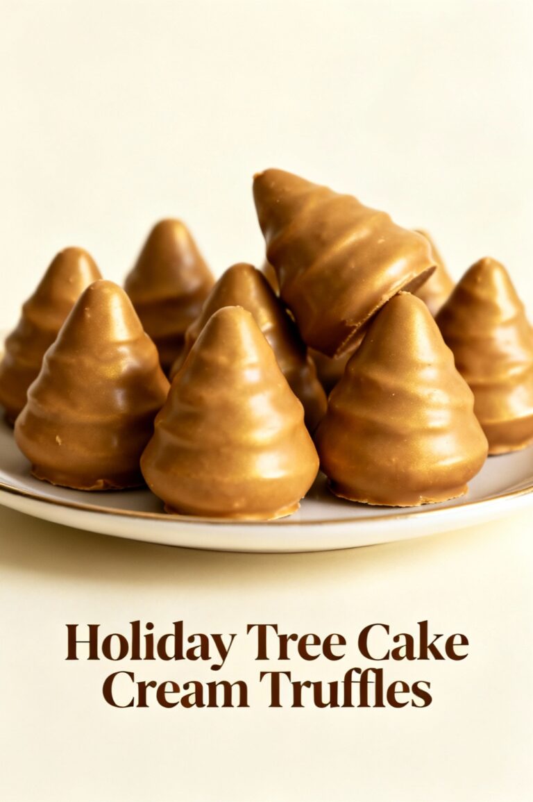 Holiday Tree Cake Cream Truffles