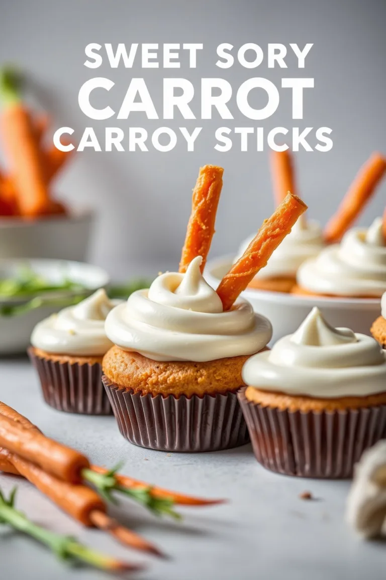 Sweet Soy Garlic Carrot Sticks