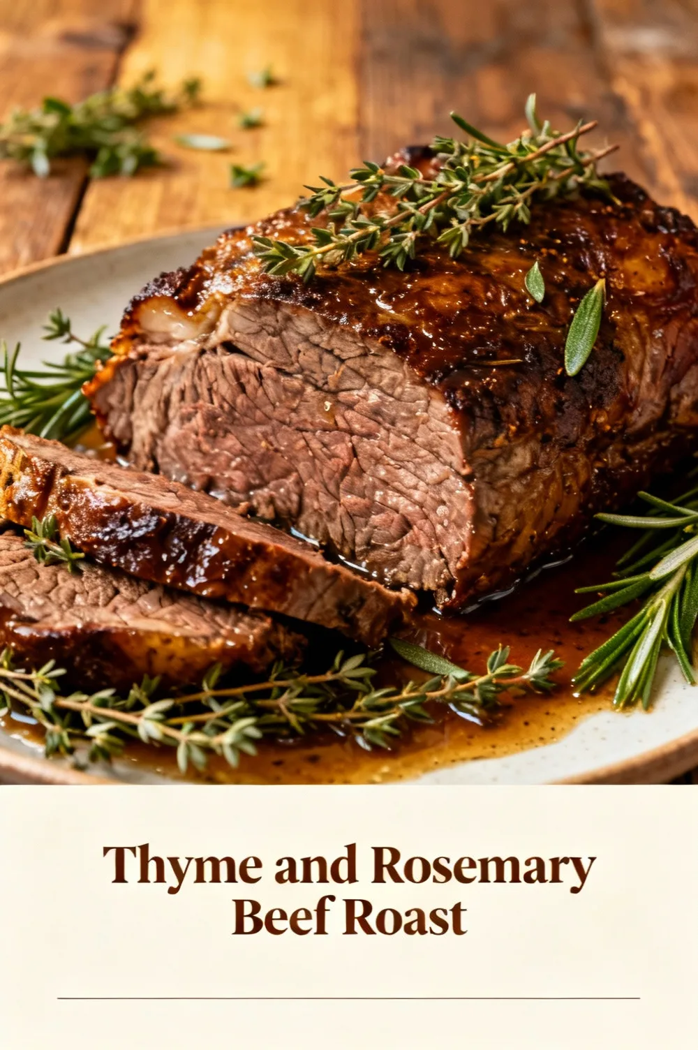 Thyme and Rosemary Beef Roast