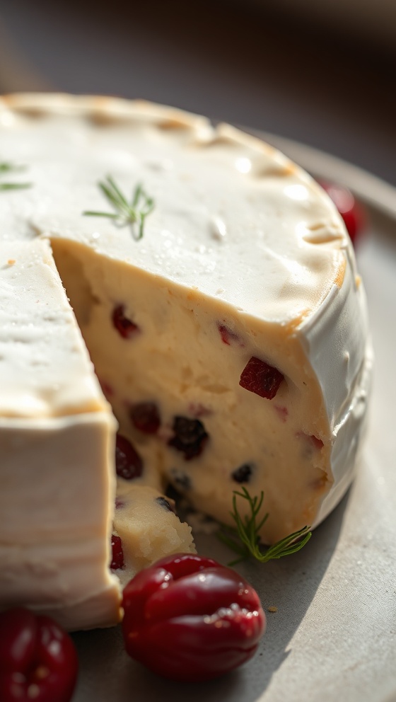 Baked Brie with Cranberries