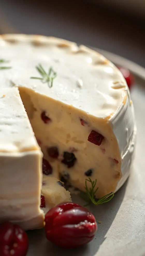 Baked Brie with Cranberries