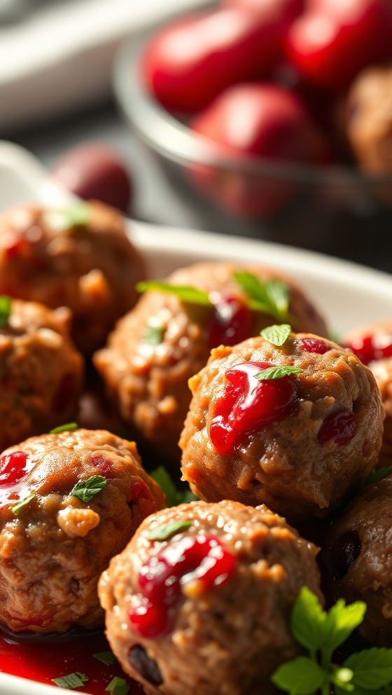 Cranberry Meatballs