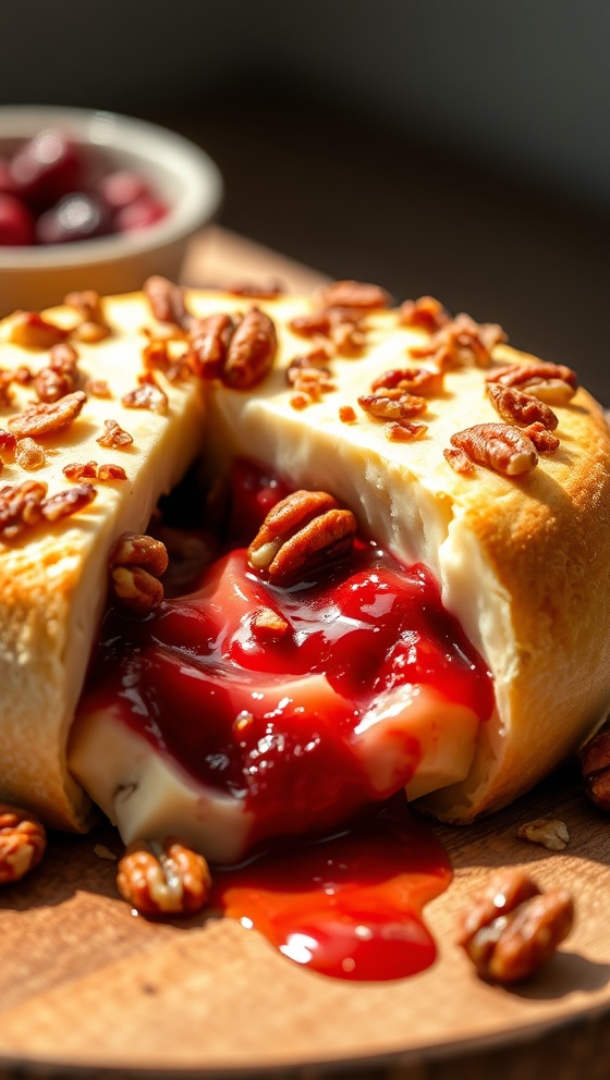 Cranberry Pecan Baked Brie