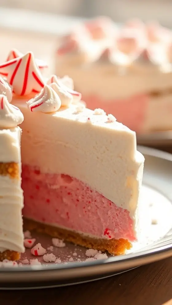 Frosty Peppermint Chiffon Pie