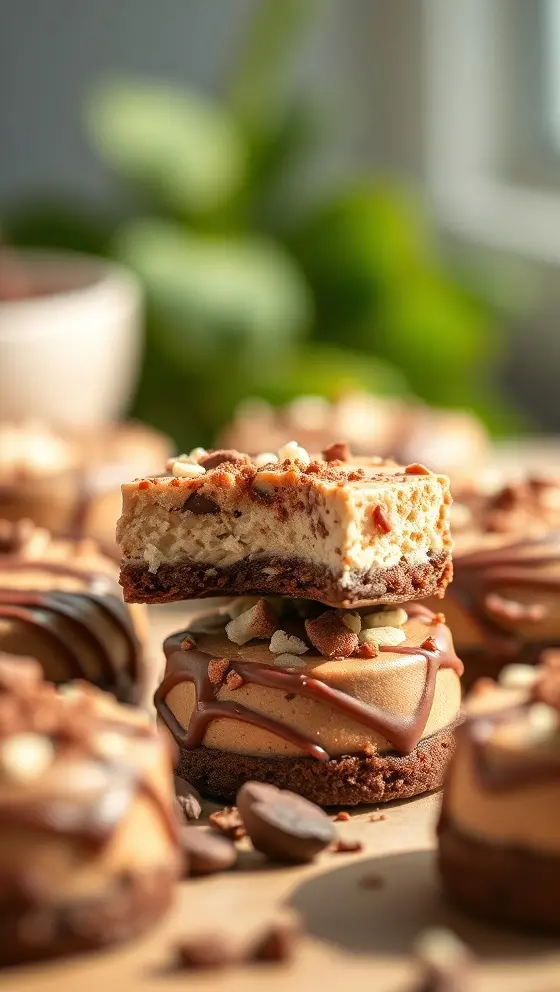 Mocha Mint Cheesecake Morsels