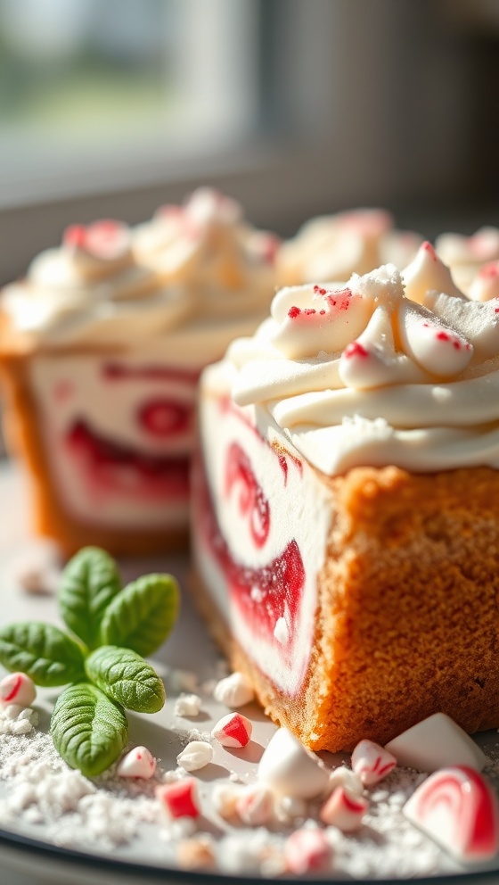 Peppermint Swirl Dessert Pie