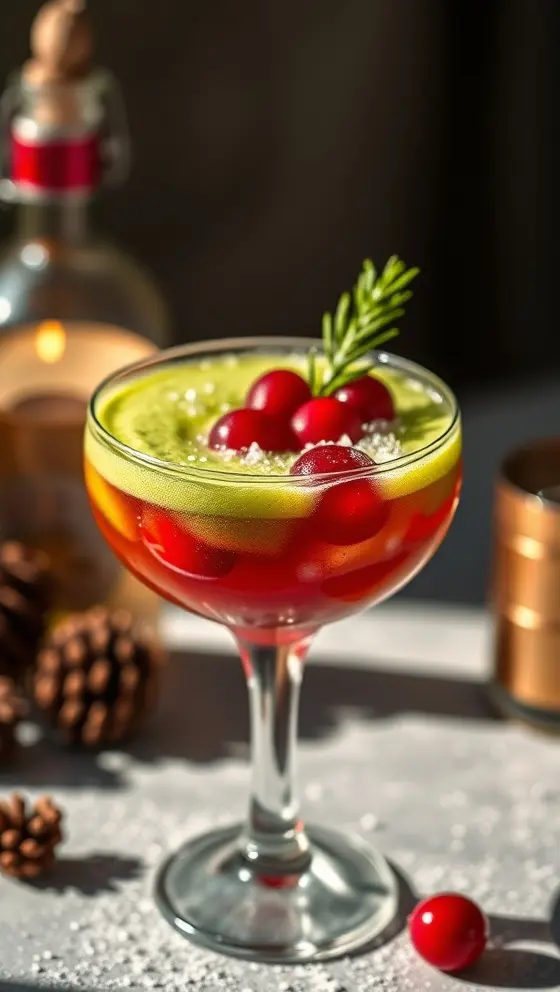 Festive Grinch Cocktail