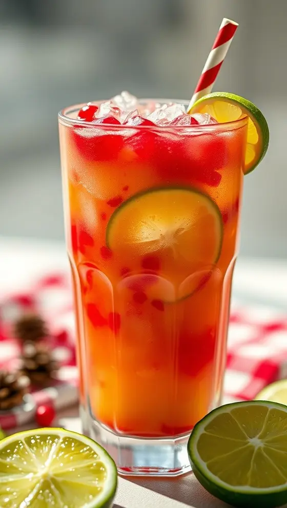 Festive Grinch Lime Cooler