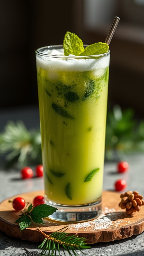 Green Heart Holiday Sip