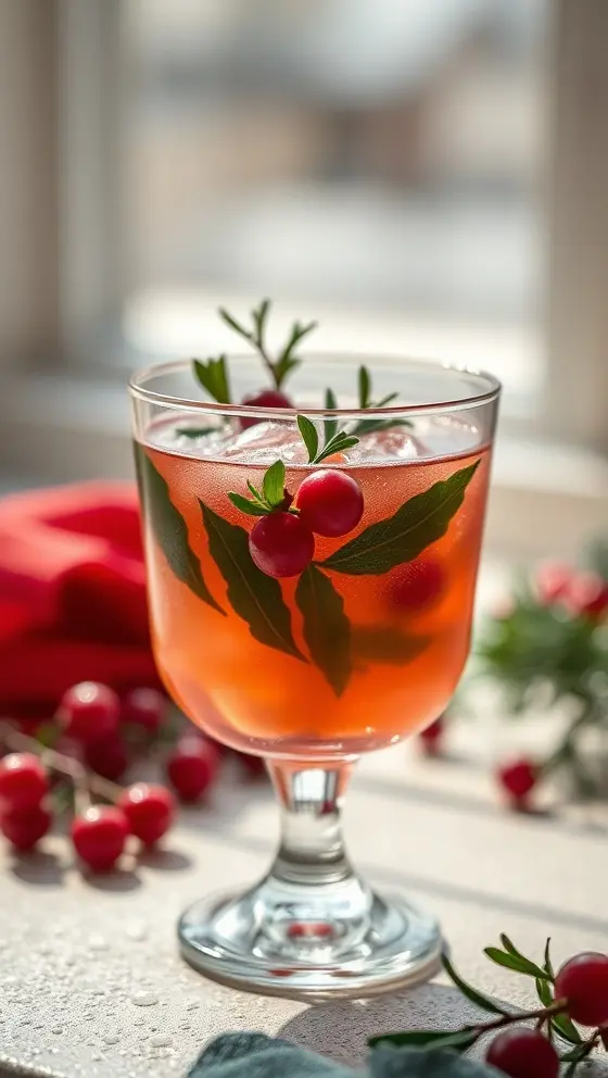 Merry Mistletoe Cocktail