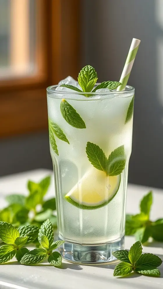 Minty Fresh Peppermint Cooler