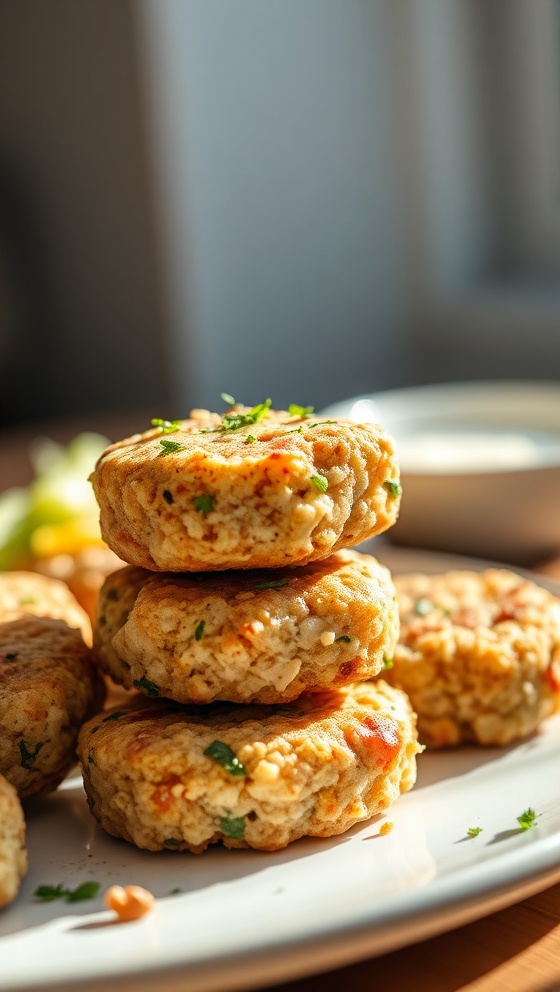 Quick Herbed Turkey Stuffing Nuggets