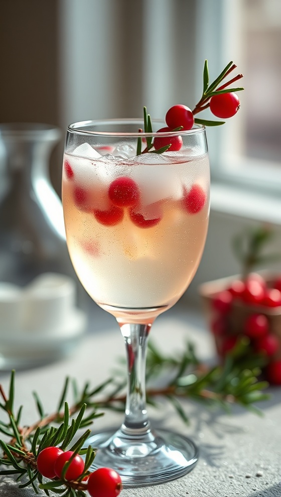 Sparkling Mistletoe Spritzer
