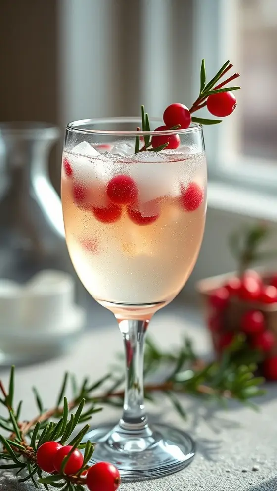 Sparkling Mistletoe Spritzer
