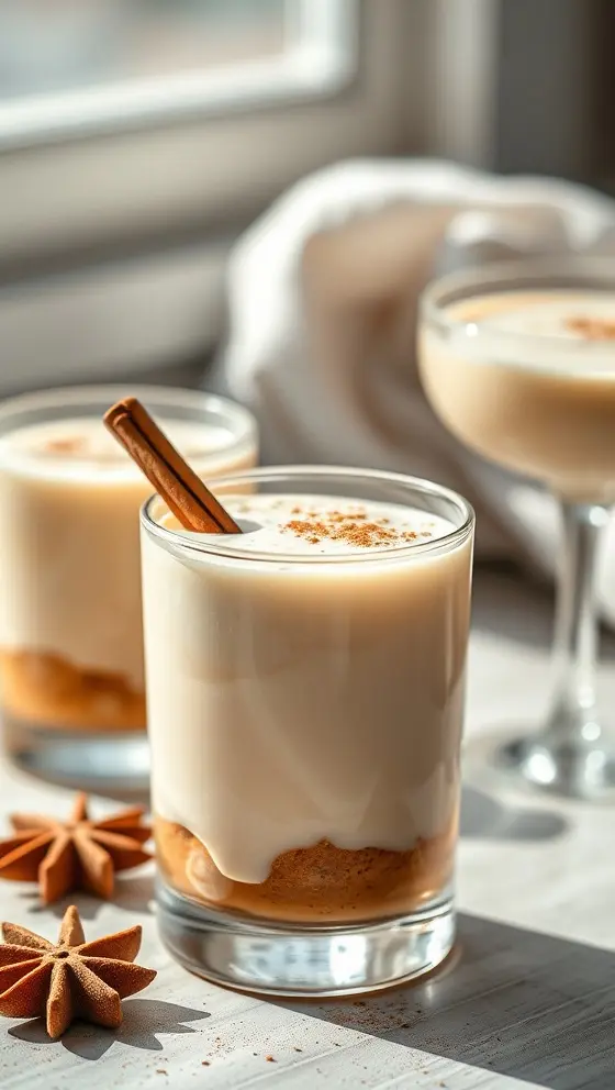 Spiced Eggnog Cream Cocktail