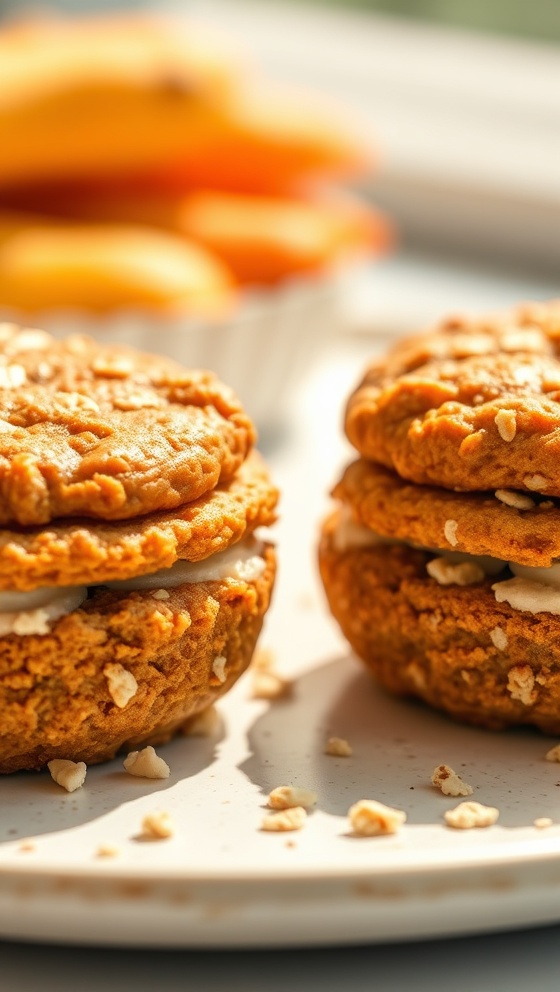 Carrot Cake Oatmeal Cream Pies