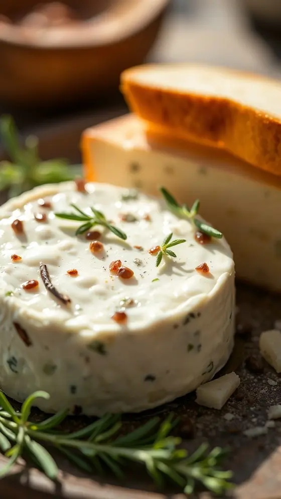 Herb Marinated Goat Cheese