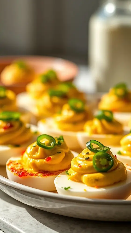 Jalapeno Popper Deviled Eggs