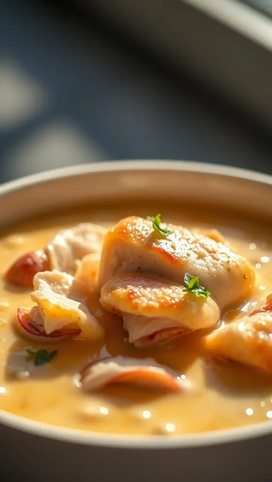 Chicken Cordon Bleu Soup