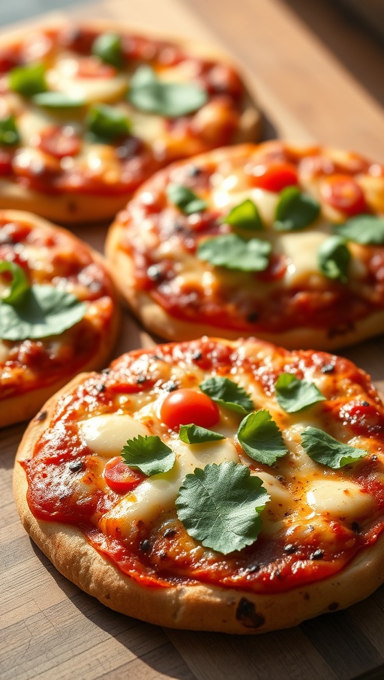 Crispy Mexican Pizzas