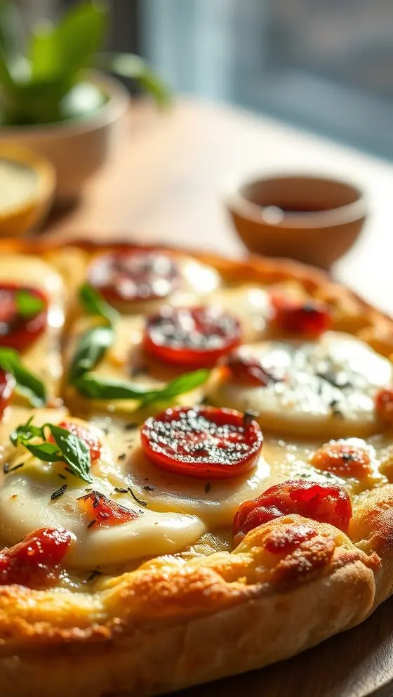 Homemade Garlic Bread Pizza