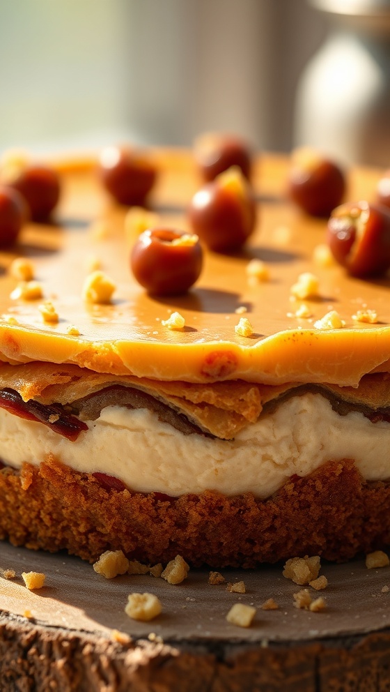 Irresistible Baklava Cheesecake