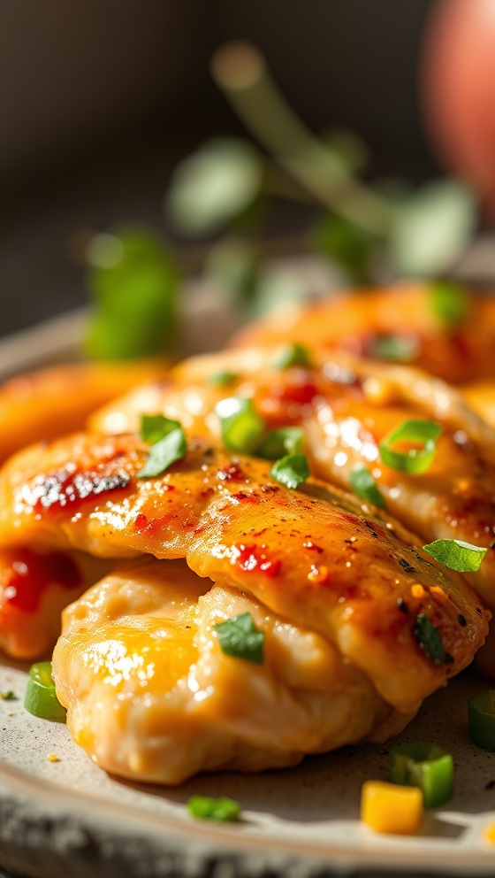 Jalapeno Peach Chicken