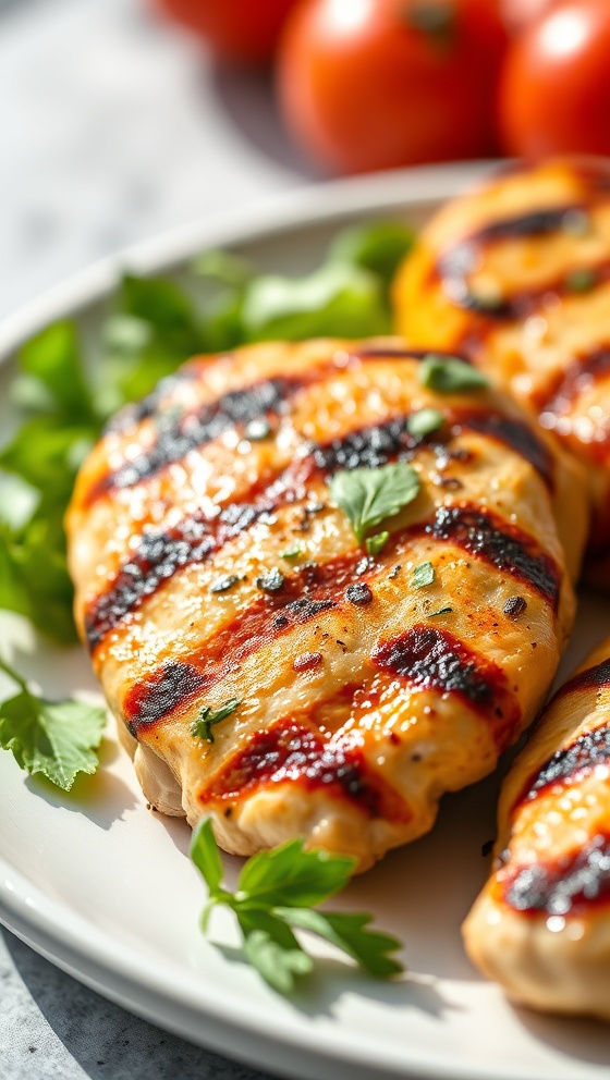 Mediterranean Grilled Chicken Breasts