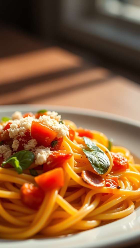 Spicy Tuscan Chicken Pasta