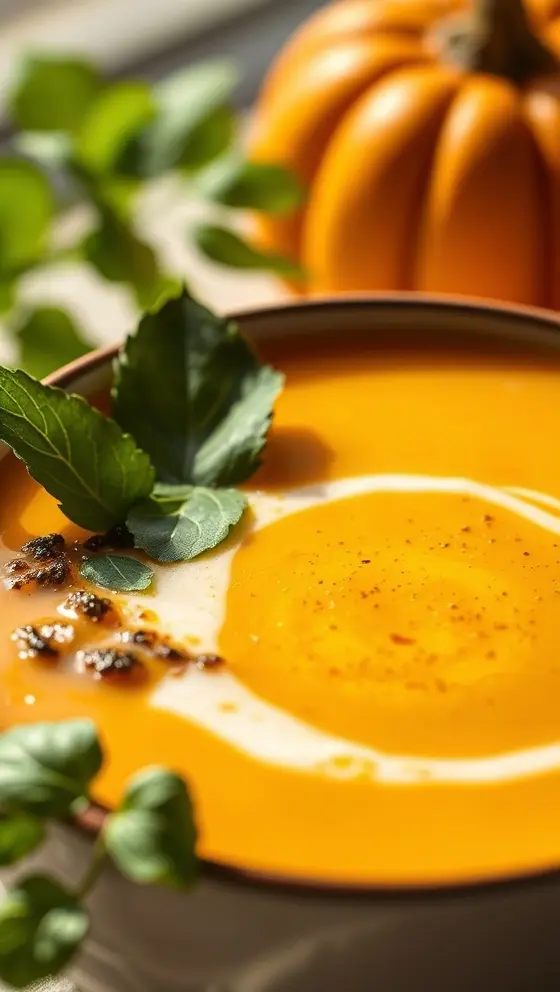 Thai Coconut Pumpkin Soup