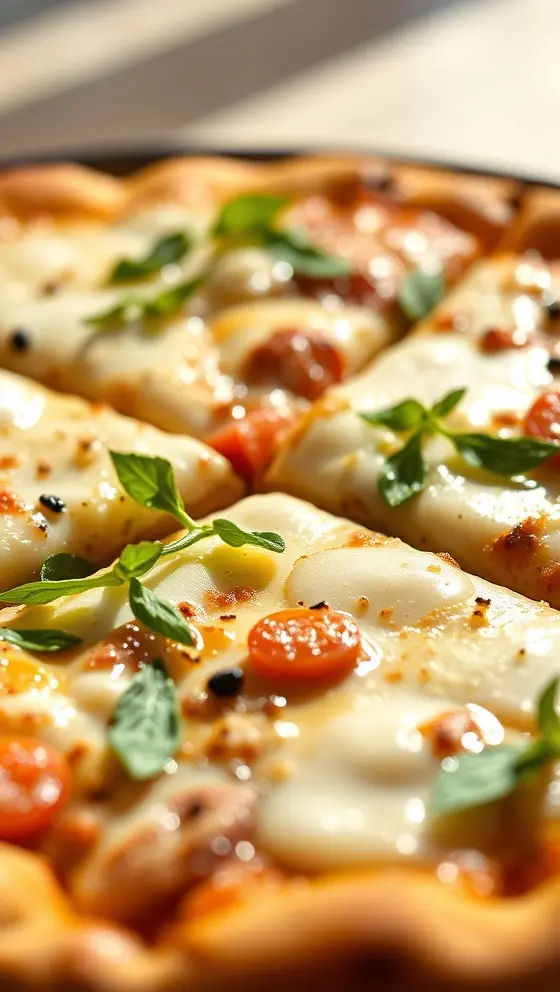 White Garlic Bliss Pizza